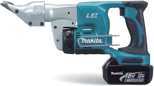 Makita Cordless Metal Shear 1.3mm, 18V, 2800rpm, DJS130RFE